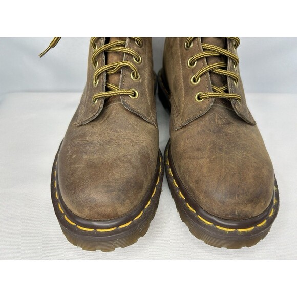 Vintage Dr Martens 1460 Boots 8 Eye Brown Men’s 6 UK 8 US Y2K - Picture 2 of 11
